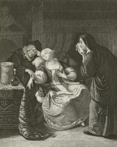 The Love Sick Maid by English School