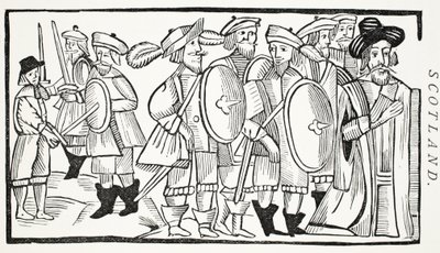 The Lovers Quarrel (illustration) by English School
