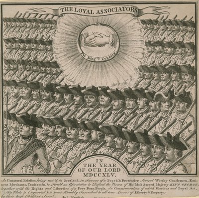 The Loyal Associators in the Year 1745 by English School