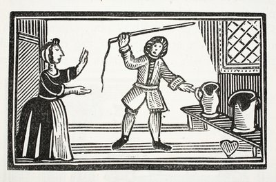 The Mad Pranks of Tom Tram (illustration) by English School