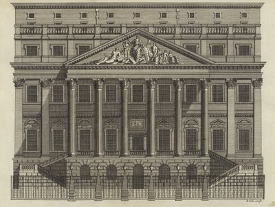 The Mansion House, City of London by English School