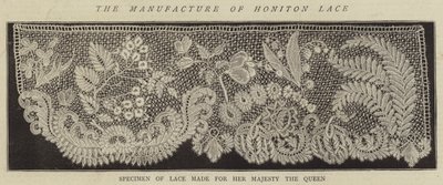 The Manufacture of Honiton Lace by English School