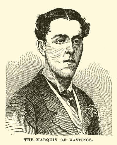 The Marquis of Hastings by English School