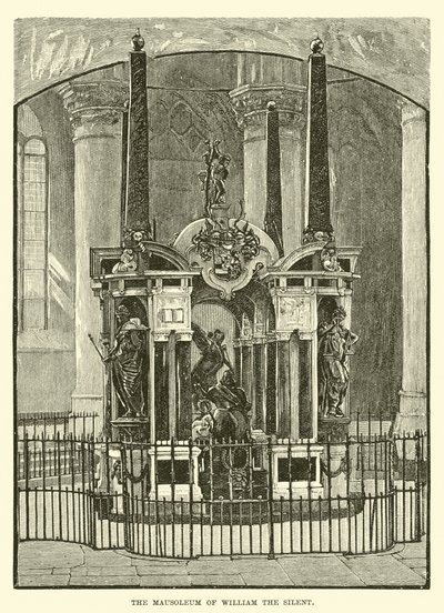 The Mausoleum of William the Silent by English School