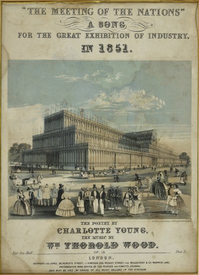 The Meeting of the Nations. A song for the Great Exhibition of Industry by English School