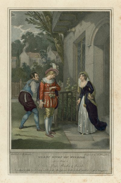 The Merry Wives of Windsor, Act I, Scene 1 by English School