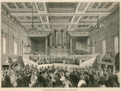The Metropolitan Drapers Meeting at Exeter Hall, London by English School