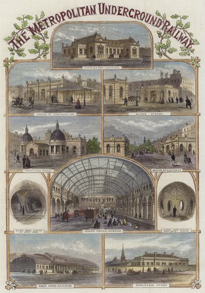 The Metropolitan Underground Railway by English School