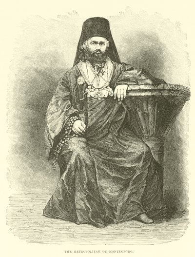 The Metropolitan of Montenegro by English School