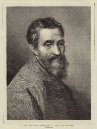 The Michael Angelo Quatercentenary, Michael Angelo Buonarotti by English School
