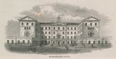 The Middlesex Hospital Enlarged by English School