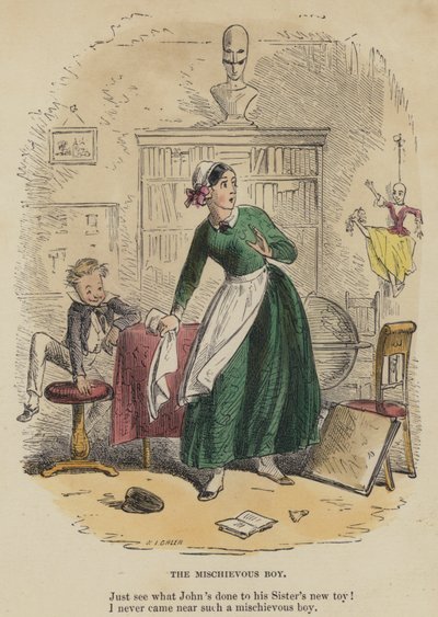 The Mischievous Boy by English School