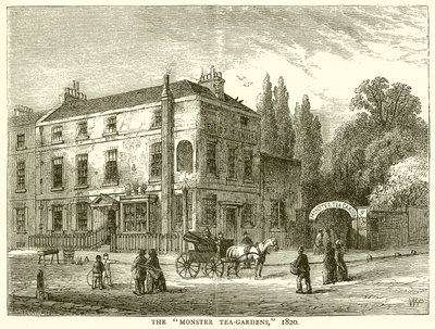 The Monster Tea-Gardens, 1820 by English School