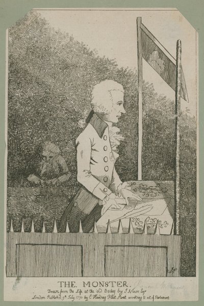 The Monster, or The London Monster, Renwick Williams by English School