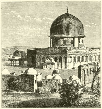 The Mosque of Omar at Jerusalem by English School