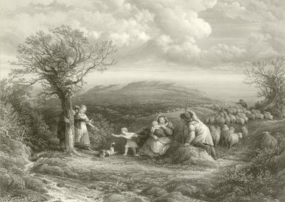 The Mountain Shepherds by English School