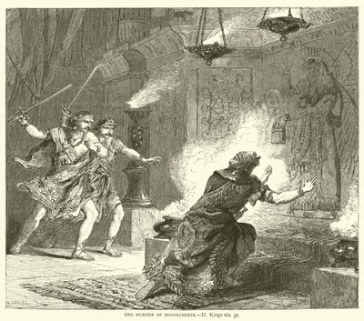 The Murder of Sennacherib by English School