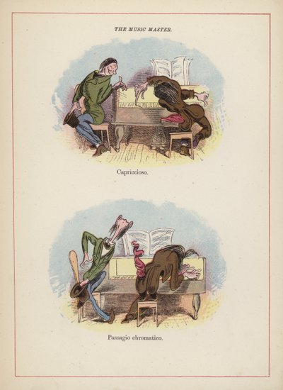 The Music Master - different ways of playing the piano by English School