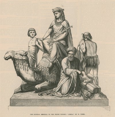 The National Memorial to the Prince Consort: Africa by English School