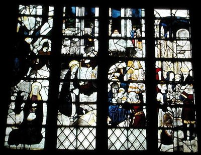The Nativity, Adoration of the Magi and the Presentation in the Temple (detail) by English School