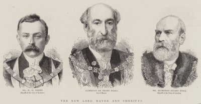 The New Lord Mayor and Sheriffs by English School