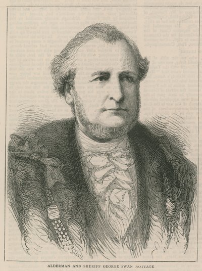 The New Lord Mayor and Sheriffs: Alderman and Sheriff George Swan Nottage by English School