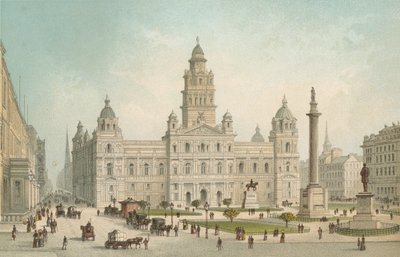 The New Municipal Buildings, George Square - Glasgow by English School