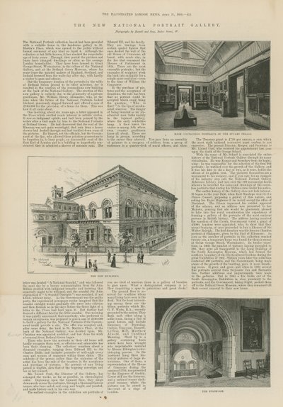 The New National Portrait Gallery by English School