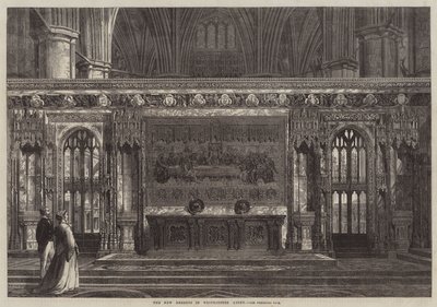 The New Reredos in Westminster Abbey by English School