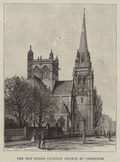 The New Roman Catholic Church at Cambridge by English School