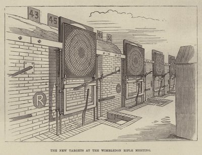 The New Targets at the Wimbledon Rifle Meeting by English School