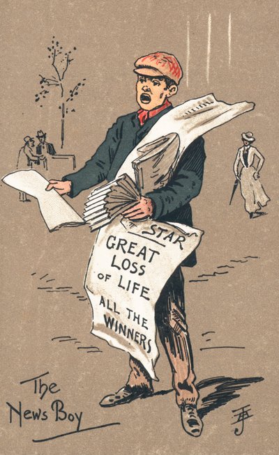The News Boy by English School