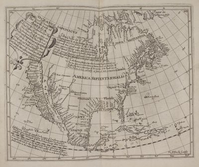 The North Part of America: conteyning Newfoundland, New England, Virginia, by Henry Briggs by English School
