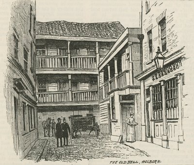 The Old Bell, Holborn, London by English School