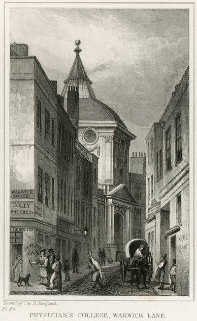 The Old College of Physicians in Warwick Lane by English School