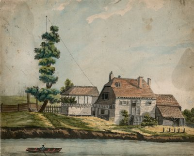 The Old Eel Pie House, Battersea by English School