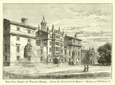 The Old Front of Wilton House by English School