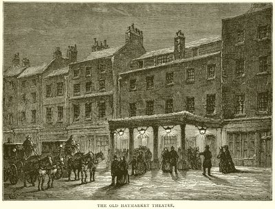 The Old Haymarket Theatre by English School