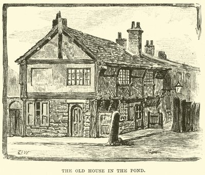 The Old House in the Pond by English School