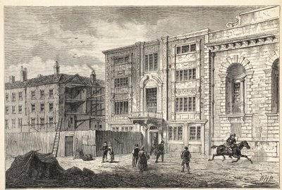 The Old Post Office in Lombard Street by English School