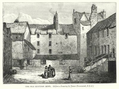 The Old Scottish Mint by English School
