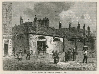 The Old Stables in Swallow Street, London by English School