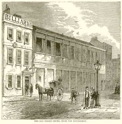 The Old Tennis Court, near the Haymarket by English School
