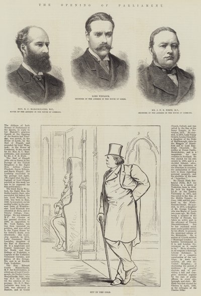 The Opening of Parliament by English School