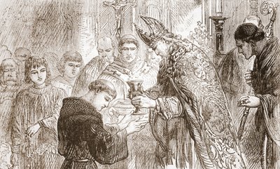 The Ordination of Luther to the Priesthood by English School