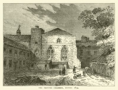 The Painted Chamber, before 1834 by English School