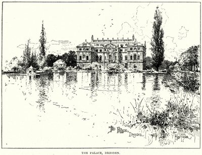 The Palace, Dresden by English School