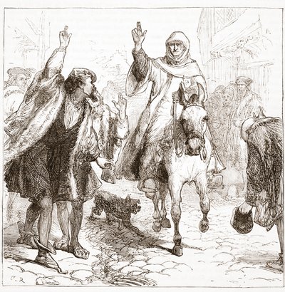 The Papal Nuncio Chieregato in Nuremberg by English School