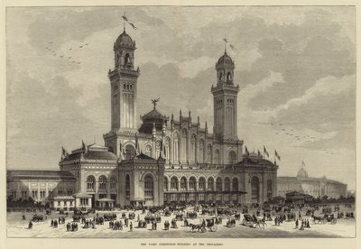 The Paris Exhibition Building at the Trocadero by English School
