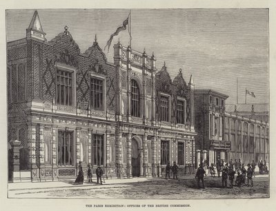 The Paris Exhibition, Offices of the British Commission by English School